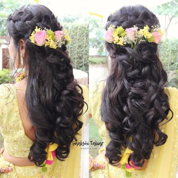 27 Jaw-dropping Inspirational Hairstyles with Gajra/Veni Which Makes You  Stand Out In Crowd – Dressup and Blossom